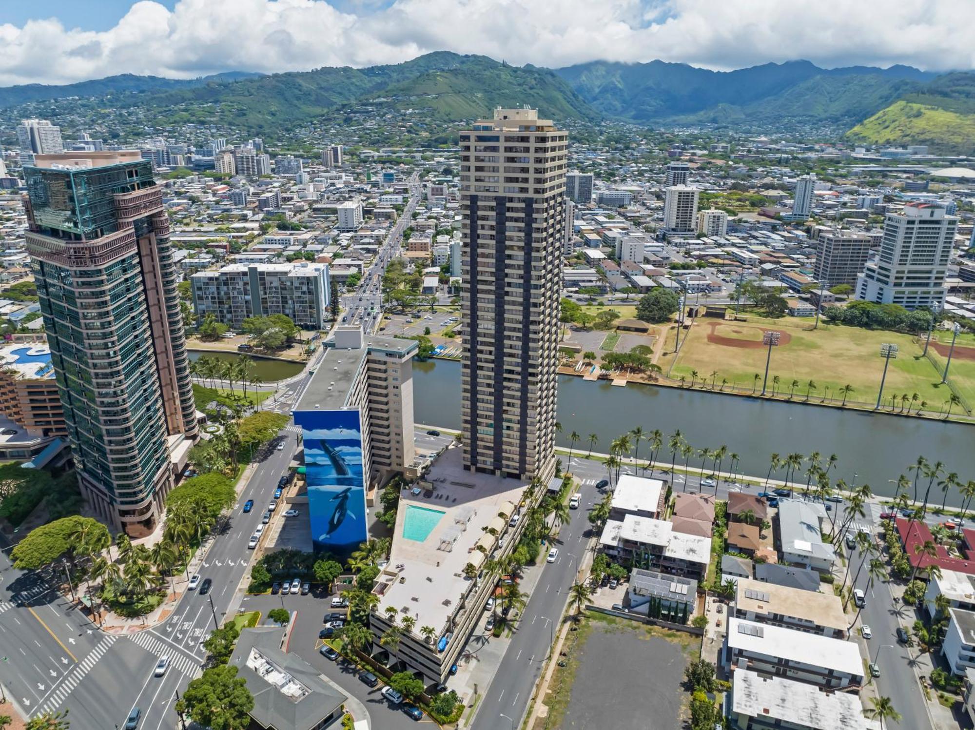 Ferienwohnung Hawaiian Monarch Penthouse 401 By Hawaii Ocean Club Honolulu Exterior foto