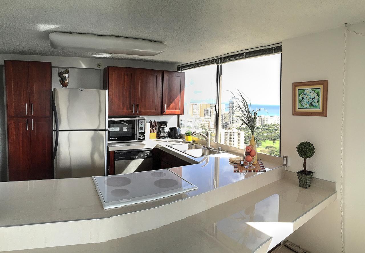 Ferienwohnung Hawaiian Monarch Penthouse 401 By Hawaii Ocean Club Honolulu Exterior foto
