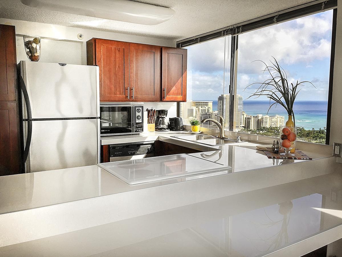 Ferienwohnung Hawaiian Monarch Penthouse 401 By Hawaii Ocean Club Honolulu Exterior foto
