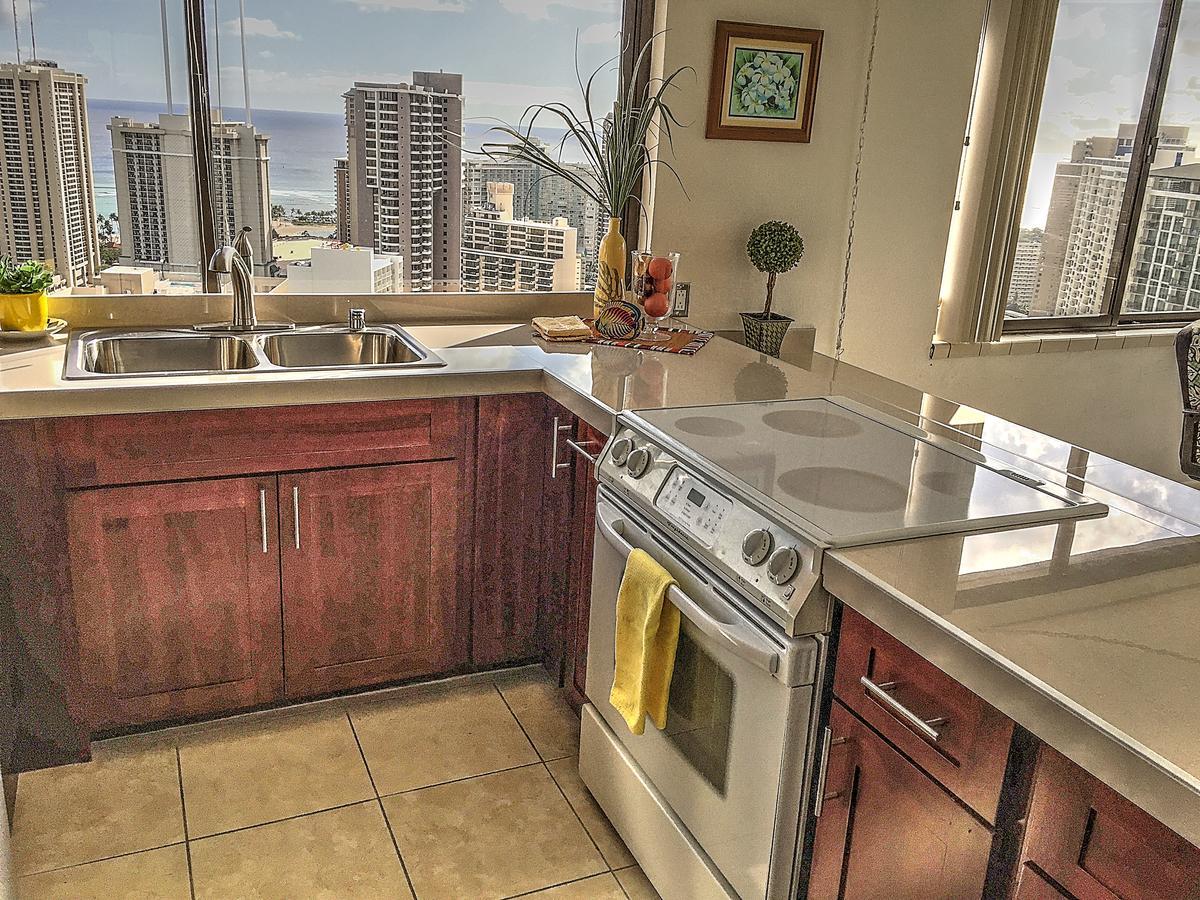 Ferienwohnung Hawaiian Monarch Penthouse 401 By Hawaii Ocean Club Honolulu Exterior foto